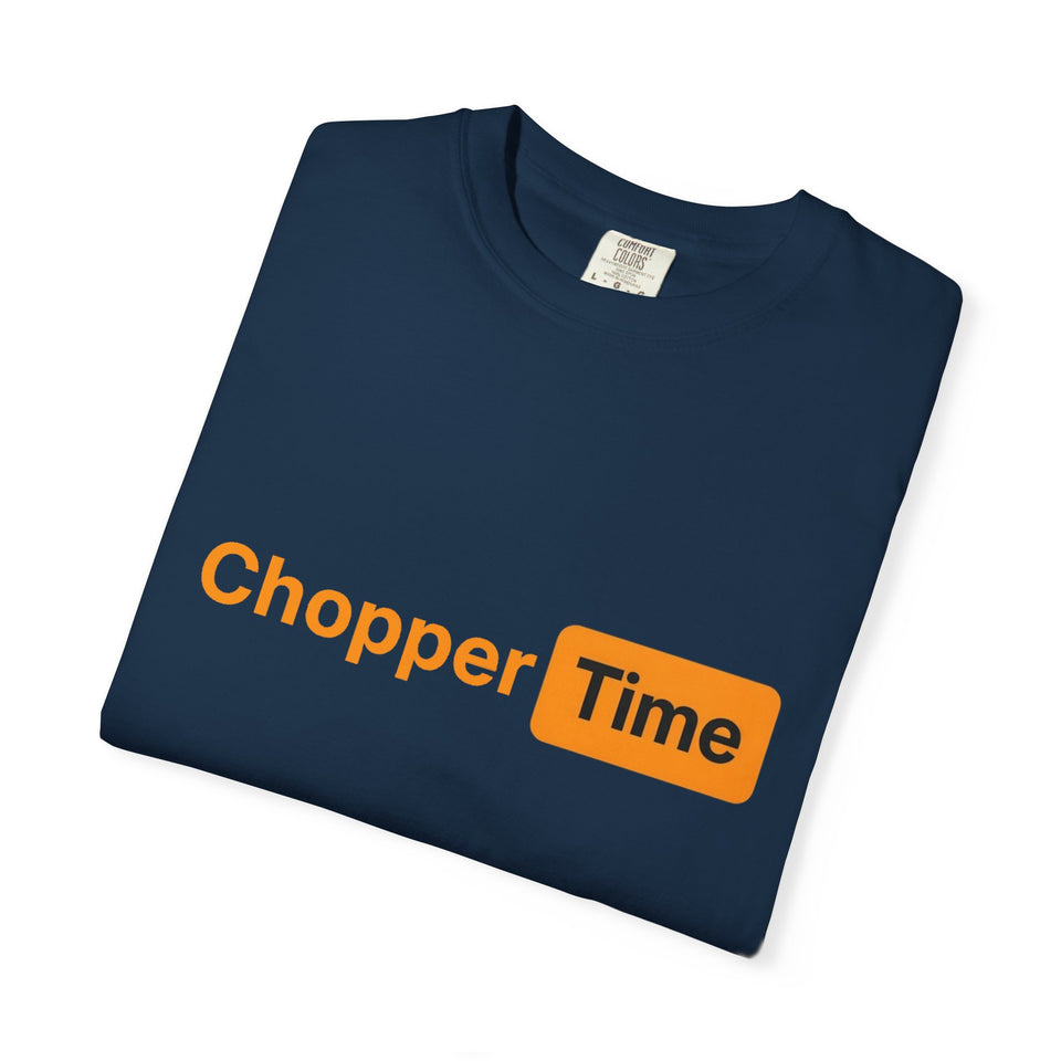 Chopper Time T-Shirt — Aviation Pilot Chopper Crew Tee