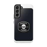 Safety Third Tough Phone Case — Skull Badge Protective iPhone Cover