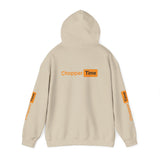 Chopper Time Hoodie — Minimal Logo Pullover for Motorcycle & Aviation Fans