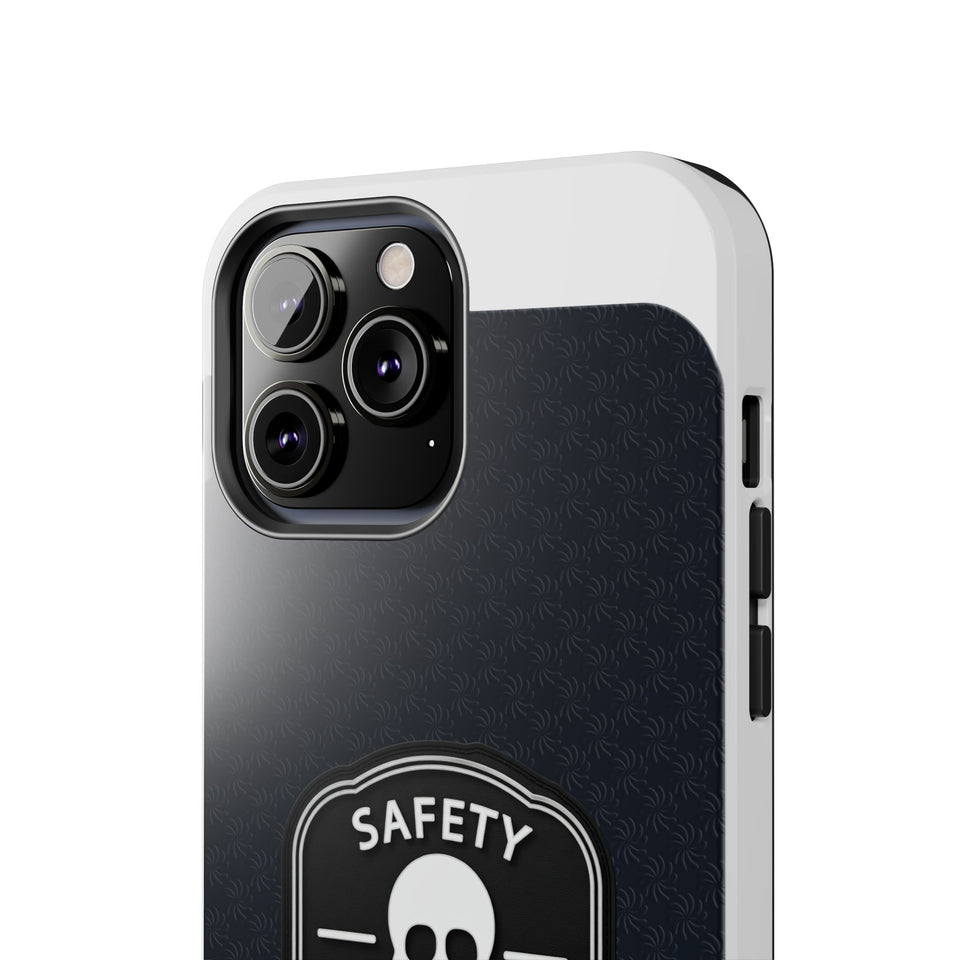 Safety Third Tough Phone Case — Skull Badge Protective iPhone Cover