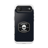 Safety Third Tough Phone Case — Skull Badge Protective iPhone Cover