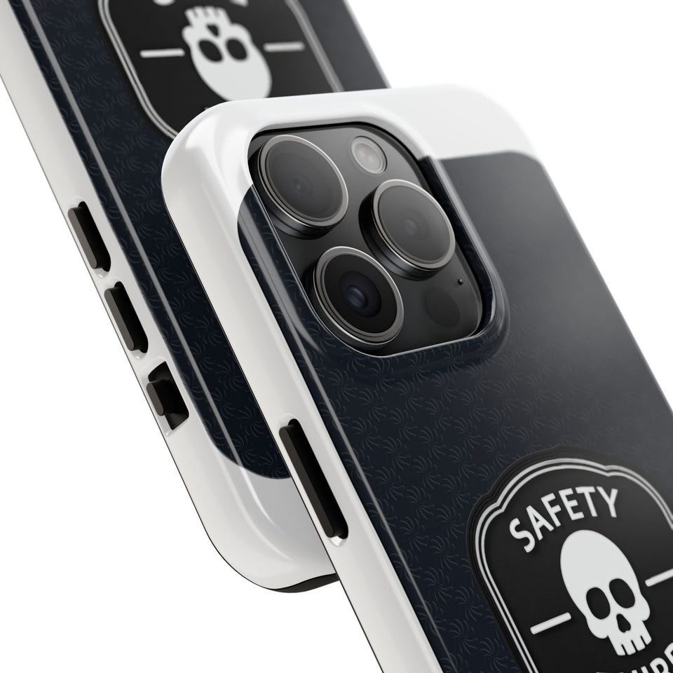 Safety Third Tough Phone Case — Skull Badge Protective iPhone Cover