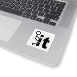 Funny 'F It' Kiss-Cut Sticker — Rude Humor Decal for Laptops & Water Bottles