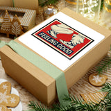 Feeling Good Sticker — Retro Kicks Kiss-Cut Laptop Decal