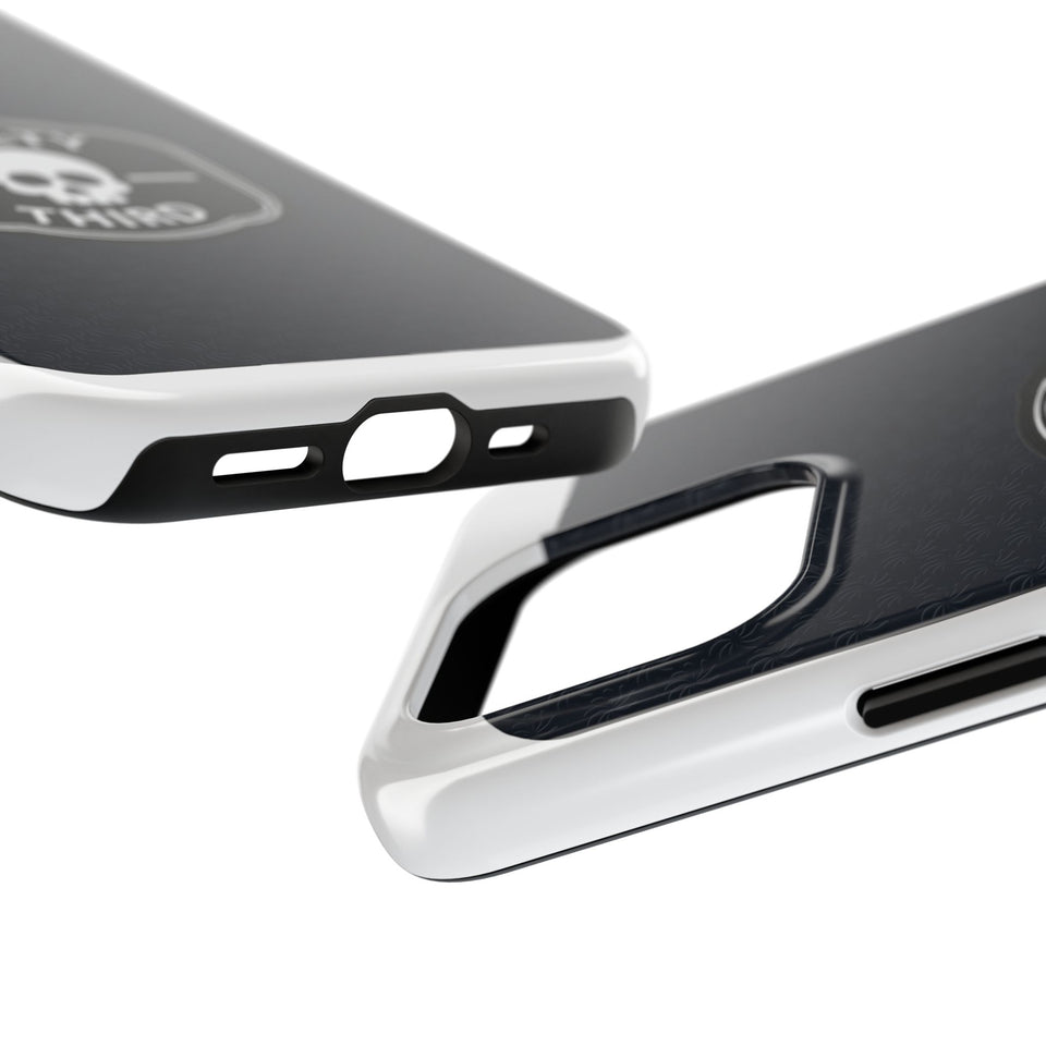 Safety Third Tough Phone Case — Skull Badge Protective iPhone Cover