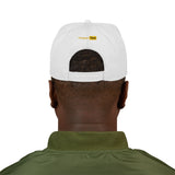 Snapback Hat — 'Time' Yellow Embroidered Streetwear Cap