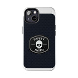 Safety Third Tough Phone Case — Skull Badge Protective iPhone Cover