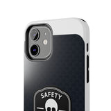 Safety Third Tough Phone Case — Skull Badge Protective iPhone Cover