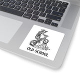 Old School Skeleton BMX Sticker — Kiss-Cut Bike Decal