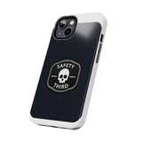 Safety Third Tough Phone Case — Skull Badge Protective iPhone Cover