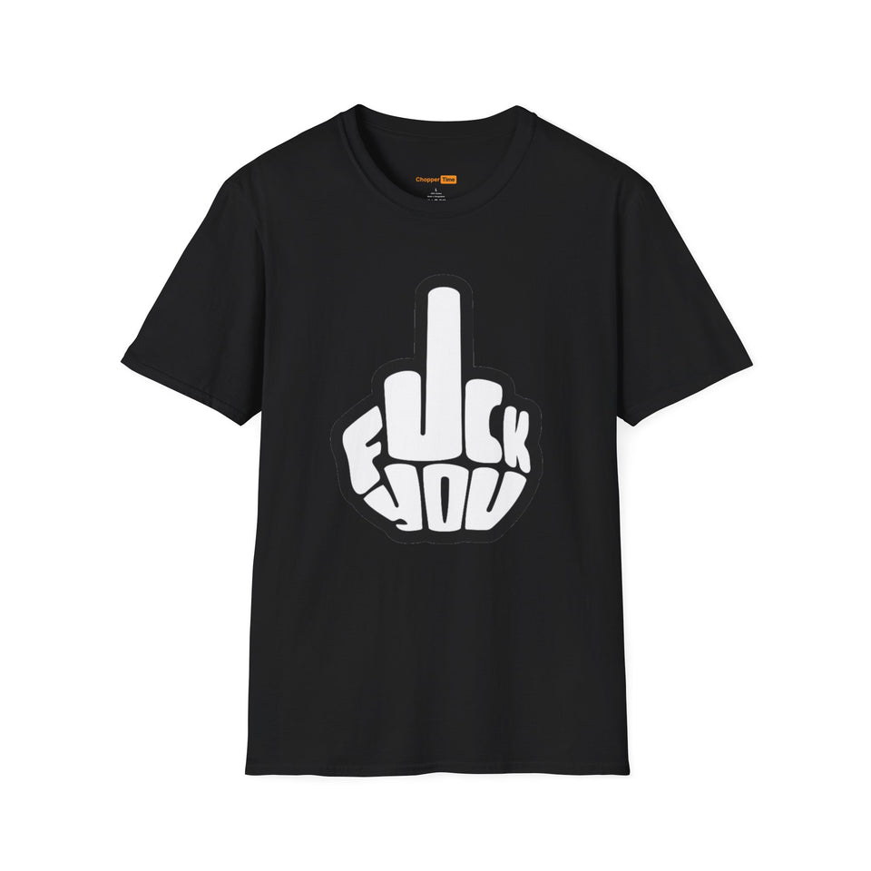 Middle Finger Graphic T-Shirt — F**k You Statement Tee