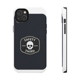 Safety Third Tough Phone Case — Skull Badge Protective iPhone Cover