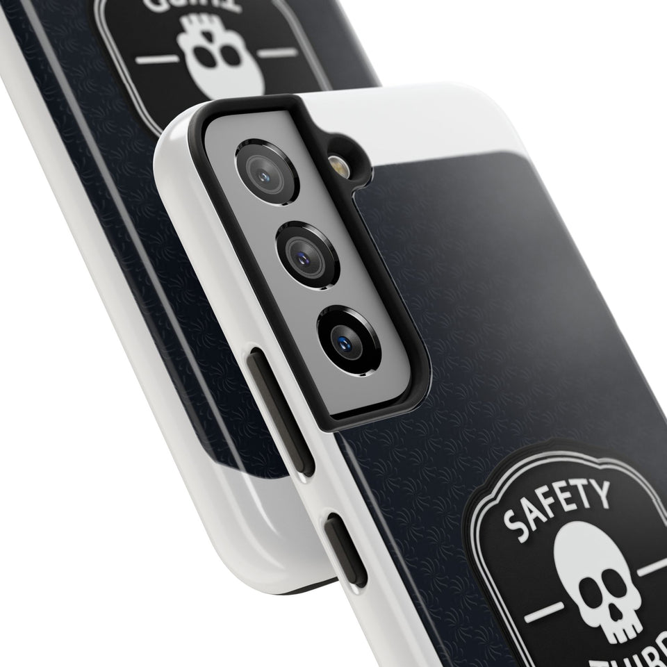 Safety Third Tough Phone Case — Skull Badge Protective iPhone Cover