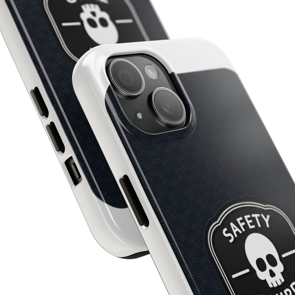 Safety Third Tough Phone Case — Skull Badge Protective iPhone Cover