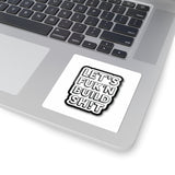 Let's F**k'n Build Sh!t Sticker - Bold Kiss-Cut Laptop Decal