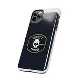 Safety Third Tough Phone Case — Skull Badge Protective iPhone Cover