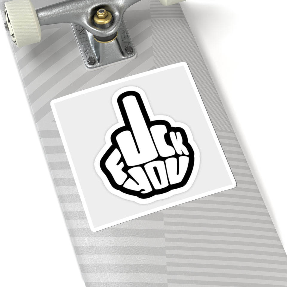 Sticker — Middle Finger 'F*ck You' Graphic Kiss-Cut Sticker