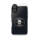 Safety Third Tough Phone Case — Skull Badge Protective iPhone Cover