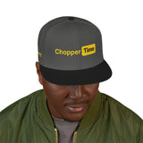 Snapback Hat — 'Time' Yellow Embroidered Streetwear Cap