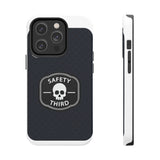 Safety Third Tough Phone Case — Skull Badge Protective iPhone Cover