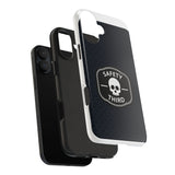 Safety Third Tough Phone Case — Skull Badge Protective iPhone Cover
