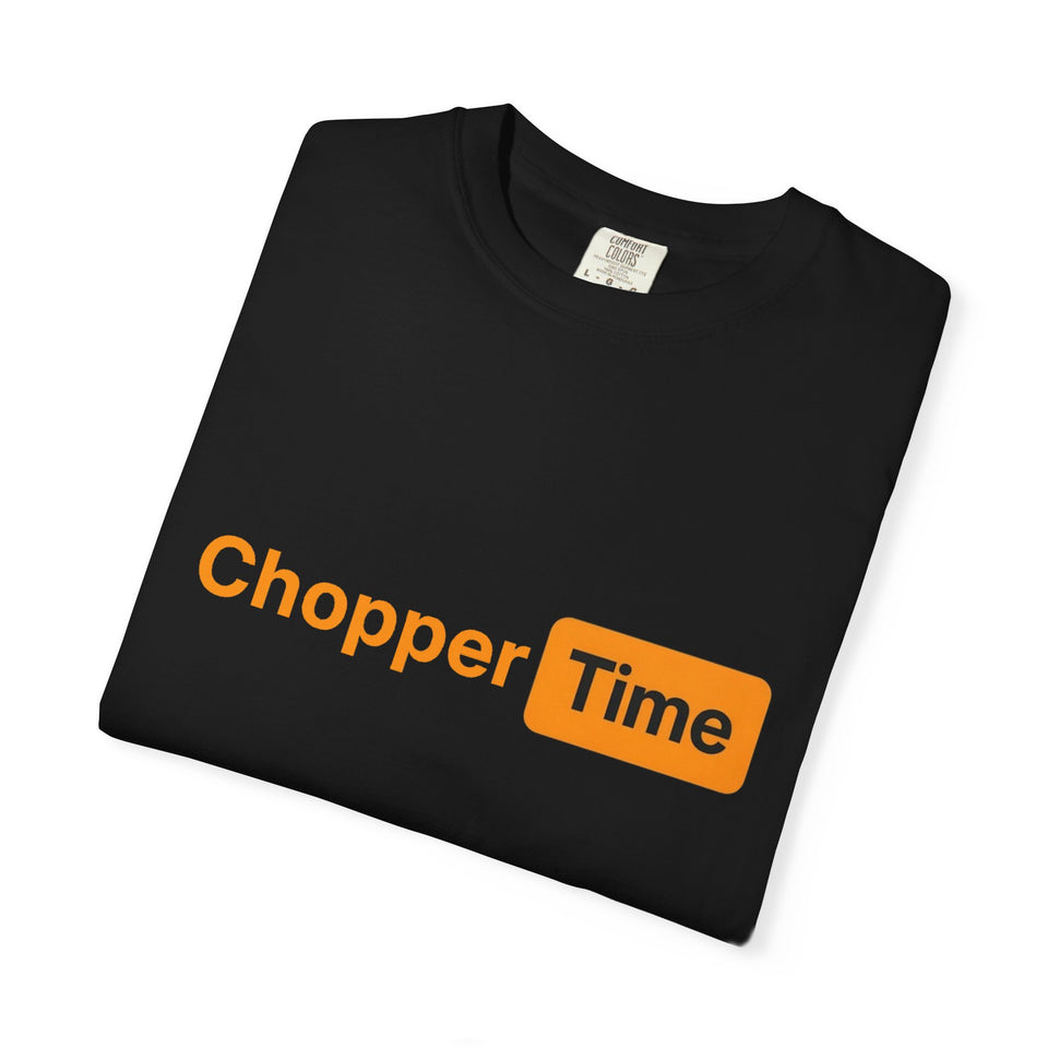 Chopper Time T-Shirt — Aviation Pilot Chopper Crew Tee