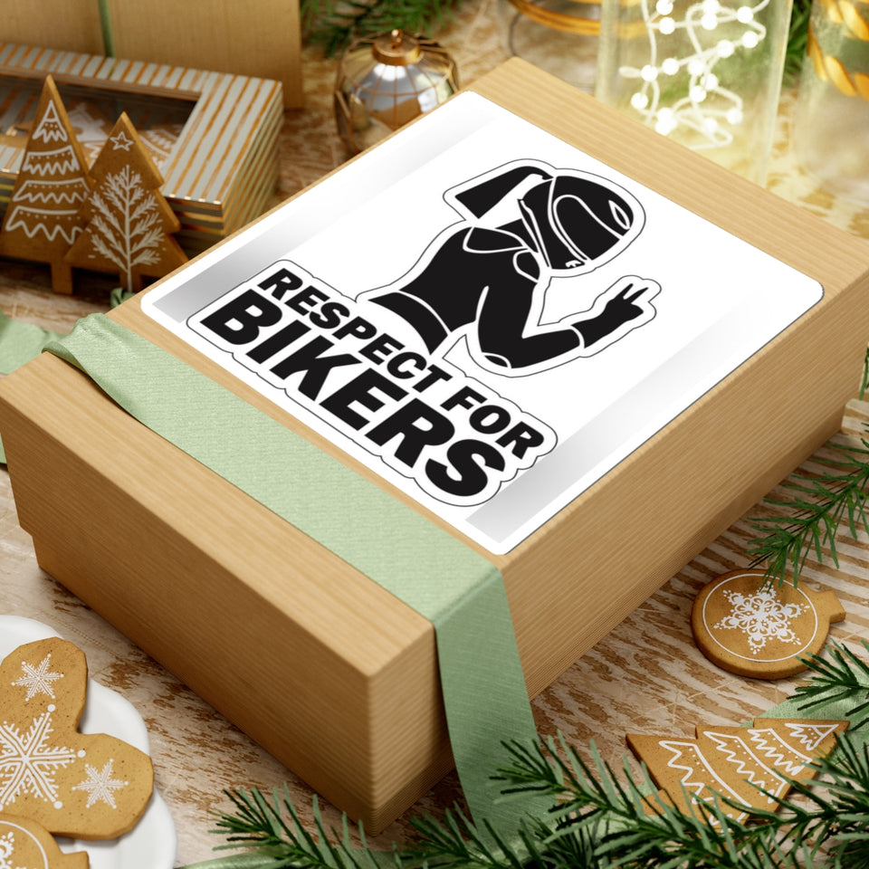 Respect for Bikers Kiss-Cut Sticker