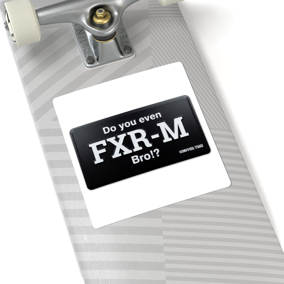 Do You Even FXR-M Bro? — Black Novelty Sticker