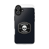Safety Third Tough Phone Case — Skull Badge Protective iPhone Cover