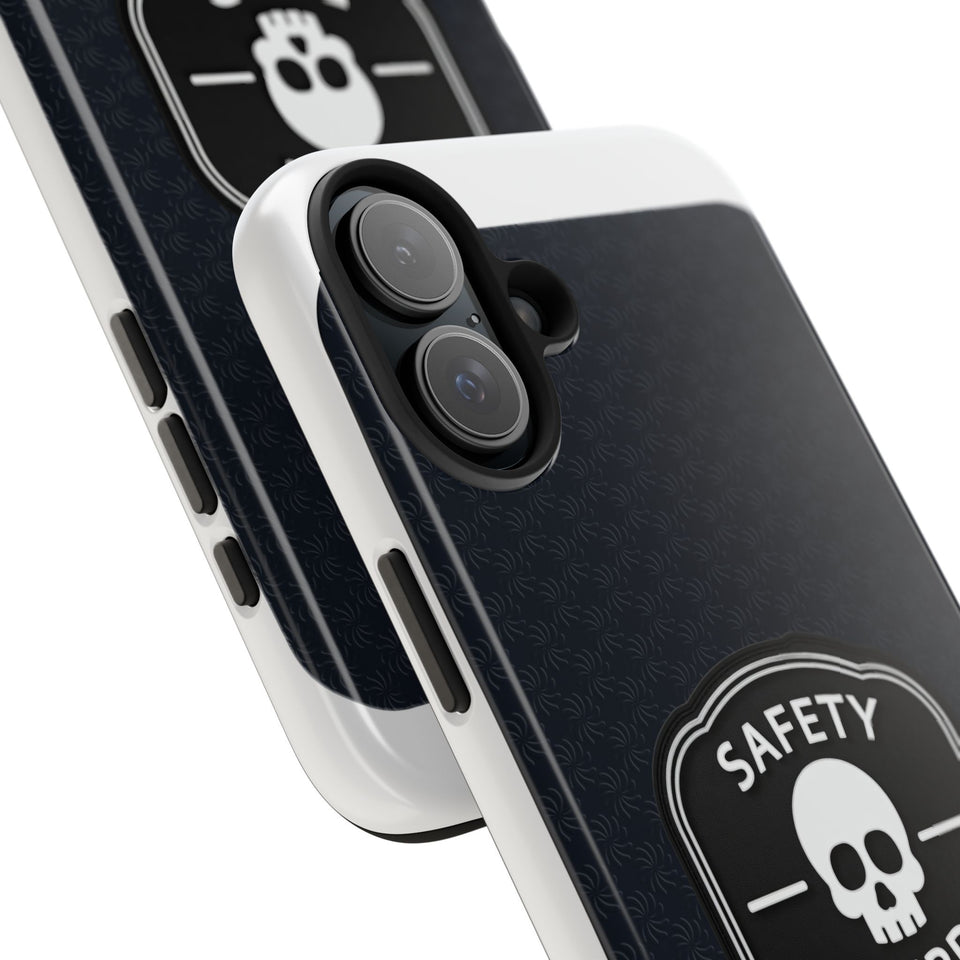 Safety Third Tough Phone Case — Skull Badge Protective iPhone Cover