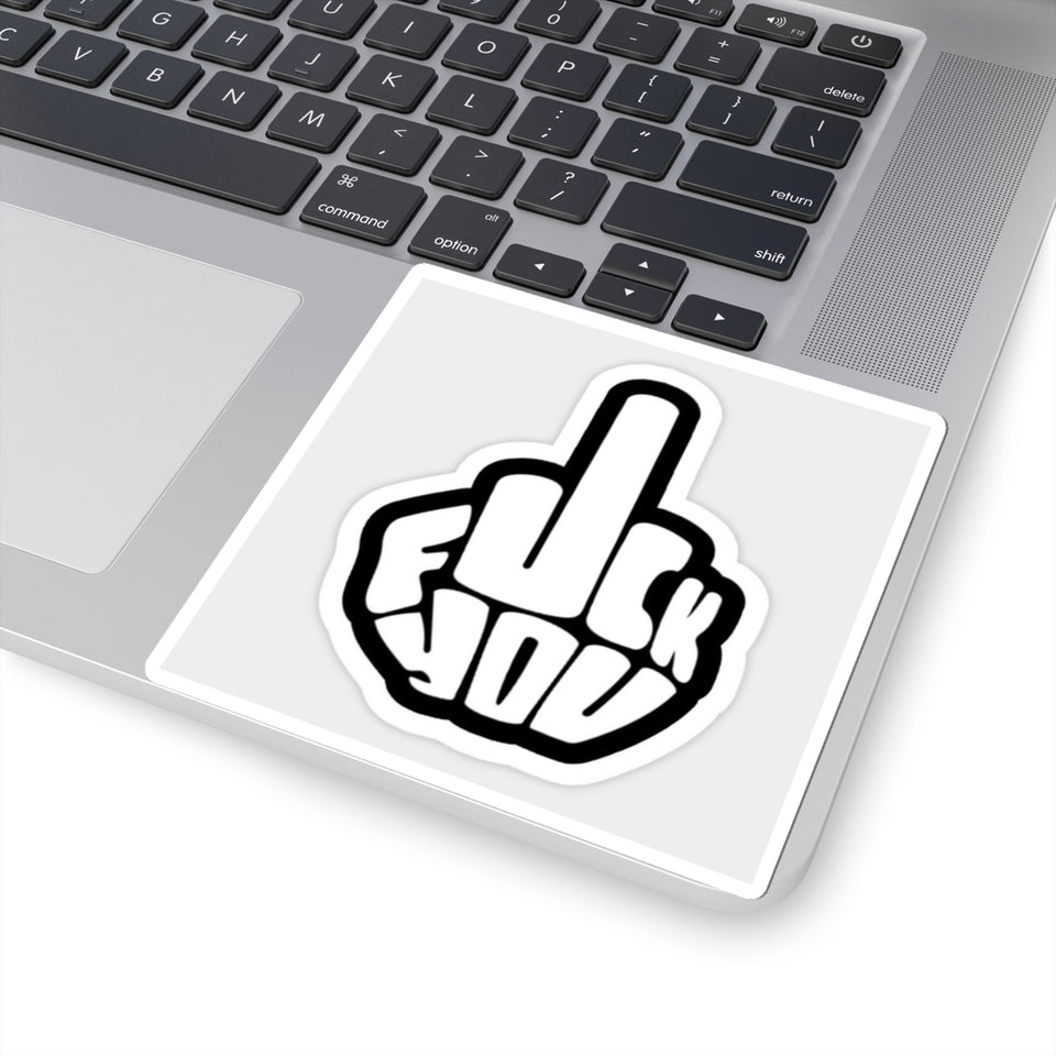 Sticker — Middle Finger 'F*ck You' Graphic Kiss-Cut Sticker