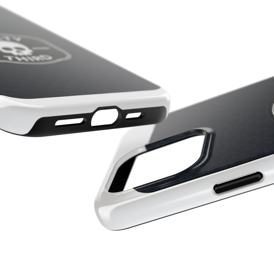 Safety Third Tough Phone Case — Skull Badge Protective iPhone Cover