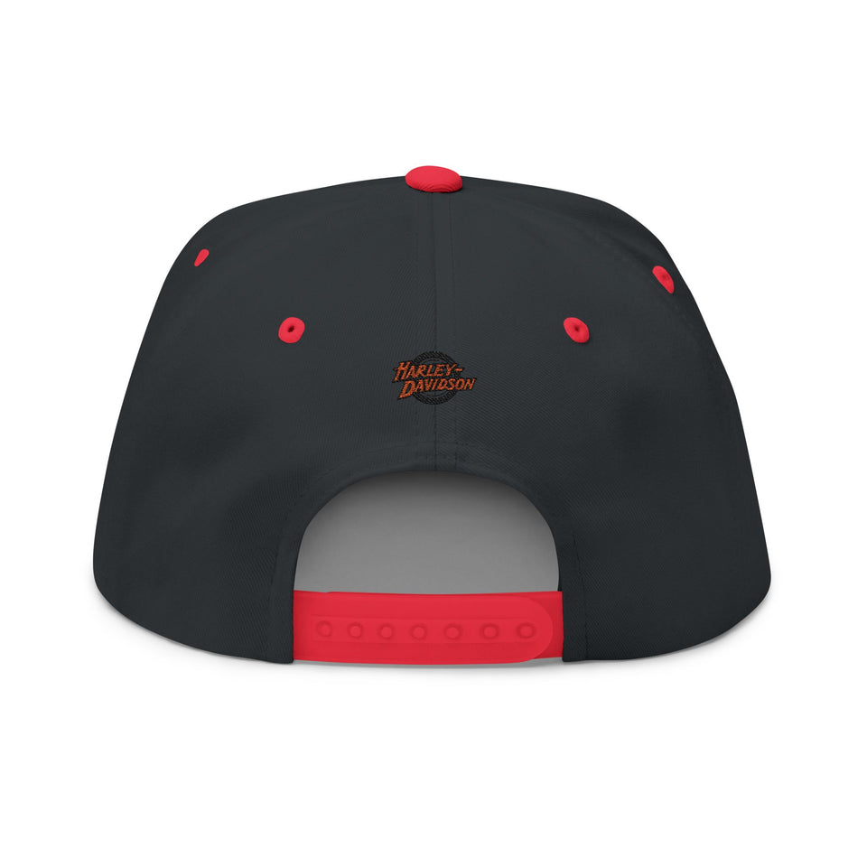 Route 66 Embroidered Flat Bill Cap