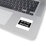 Kiss-Cut Sticker — “Bad Ass Girls Ride Bad Ass Boys!” Black License Plate Style