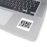“Fuck You Nerds” Kiss-Cut Sticker — Bold Anti-Nerd Slogan Laptop Decal