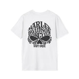 Harley Davidson Motorcycle Skull T-Shirt — Ride Hard Vintage Biker Tee