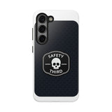 Safety Third Tough Phone Case — Skull Badge Protective iPhone Cover