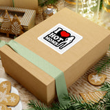 I  Hot Moms Kiss-Cut Sticker — Funny Retro Silhouette Decal