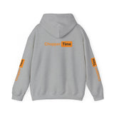 Chopper Time Hoodie — Minimal Logo Pullover for Motorcycle & Aviation Fans