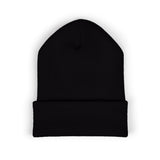 Embroidered 'Chopper Time' Cuffed Beanie — Knit Winter Hat