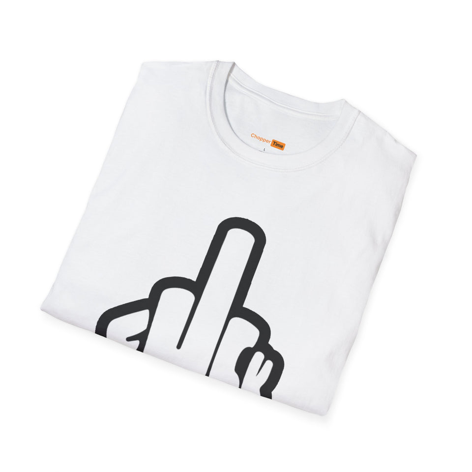 Middle Finger Graphic T-Shirt — F**k You Statement Tee