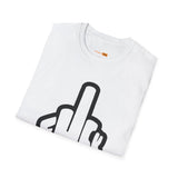 Middle Finger Graphic T-Shirt — F**k You Statement Tee