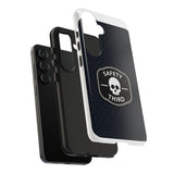 Safety Third Tough Phone Case — Skull Badge Protective iPhone Cover