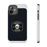 Safety Third Tough Phone Case — Skull Badge Protective iPhone Cover