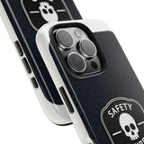 Safety Third Tough Phone Case — Skull Badge Protective iPhone Cover