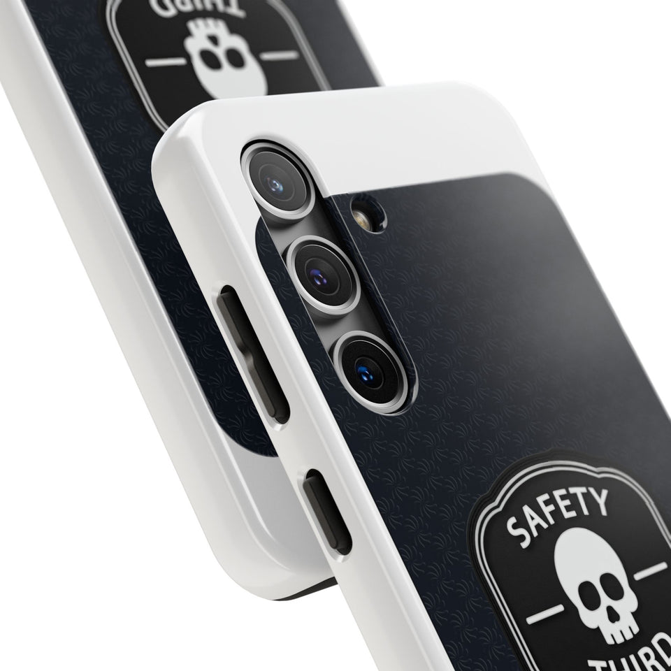Safety Third Tough Phone Case — Skull Badge Protective iPhone Cover