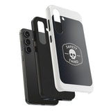 Safety Third Tough Phone Case — Skull Badge Protective iPhone Cover