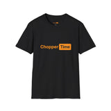 Chopper Time T-Shirt — Minimal Orange Logo Tee