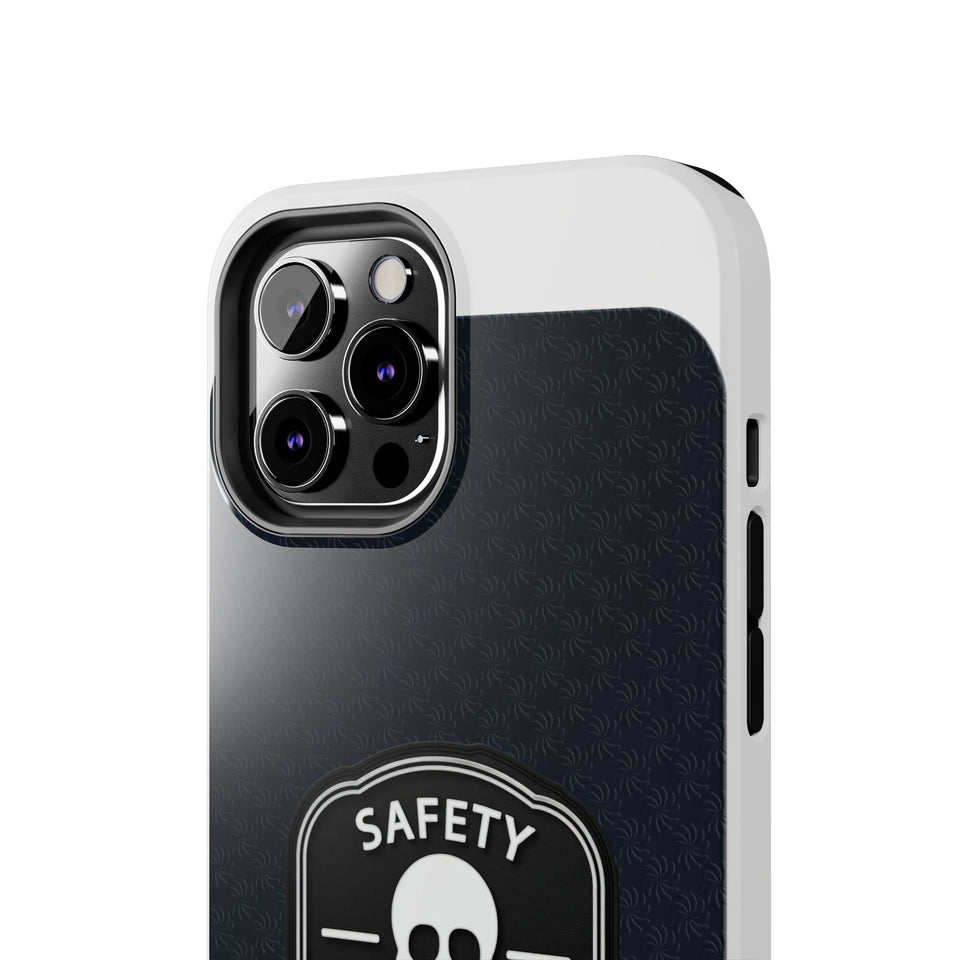Safety Third Tough Phone Case — Skull Badge Protective iPhone Cover