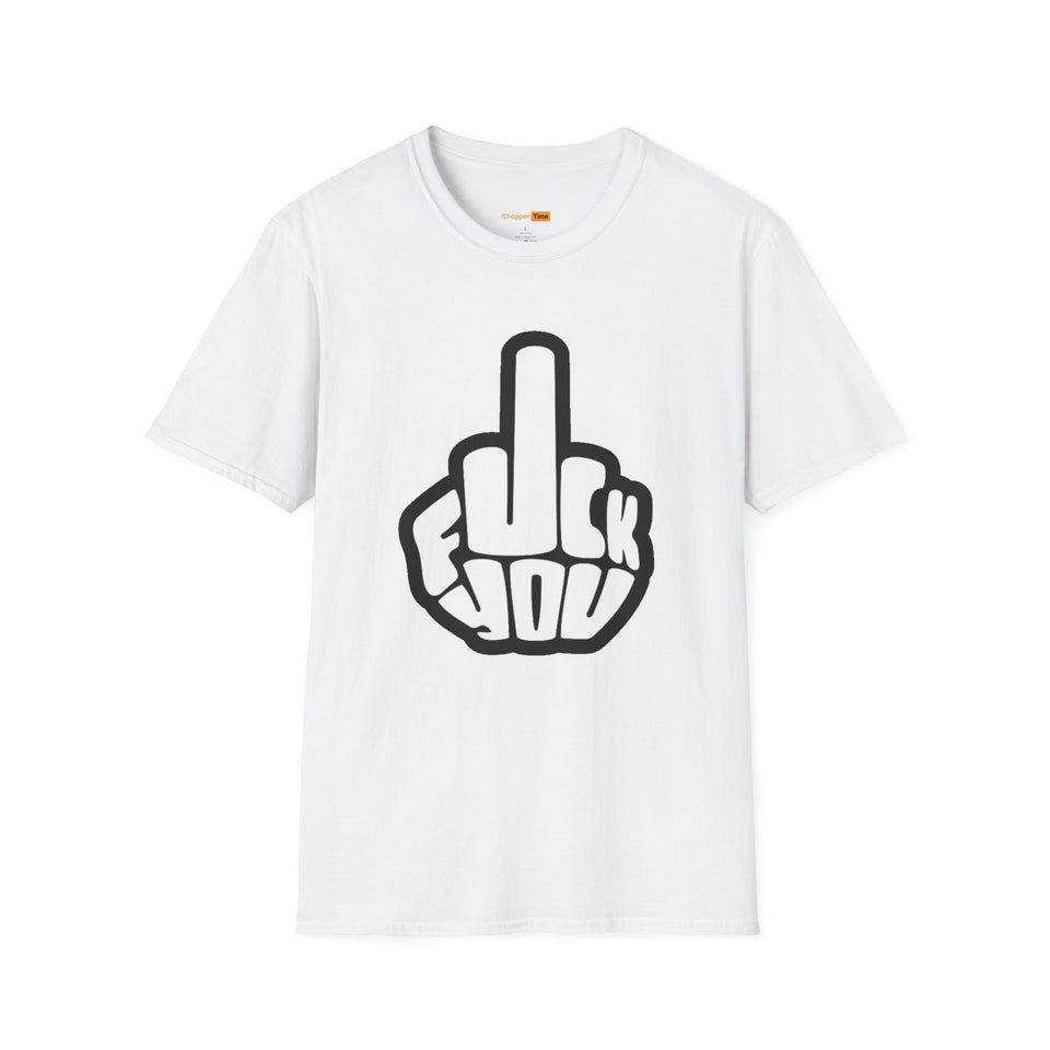 Middle Finger Graphic T-Shirt — F**k You Statement Tee